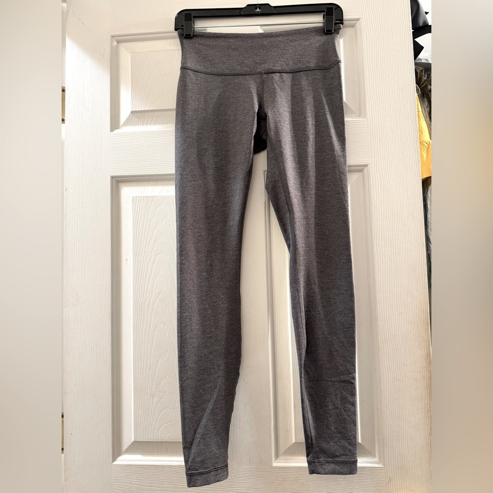 NWOT Lululemon Wunder Under Low-Rise Tight *Luxtreme 28" Size 6 Heathered Black